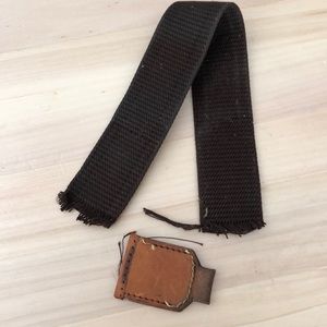 Louis Vuitton Cotton Strap and Vachetta Attachment